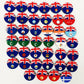 British Colonies Marker Set (Global War 1936 Expansion) 40/set