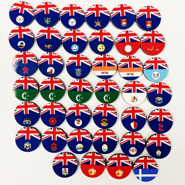 British Colonies Marker Set (Global War 1936 Expansion) 40/set