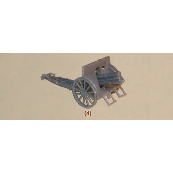 1/72 WWI Austrian 10cm M14 Field Gun (4) (HaT)