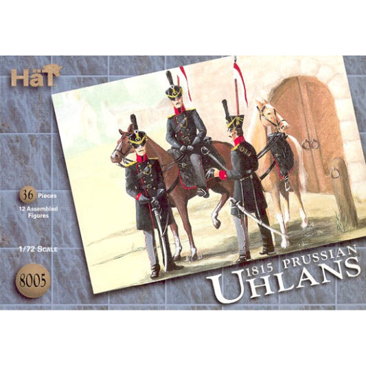 1/72 1815 Napoleonic Prussian Uhlans (12 Mtd) (HaT)