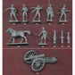 1/72 Napoleonic Prussian Artillery & Cannons (24, 4 cannons, 4 horses) (HaT)