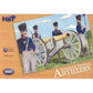 1/72 Napoleonic Prussian Artillery & Cannons (24, 4 cannons, 4 horses) (HaT)