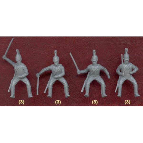1/72 Napoleonic Russian Cuirassiers & Horses (12) (HaT)