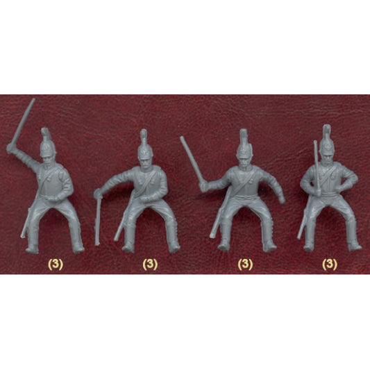 1/72 Napoleonic Russian Cuirassiers & Horses (12) (HaT)