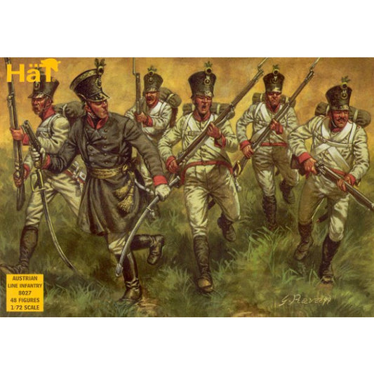 1/72 Napoleonic Austrian Line Infantry (48) (HaT)