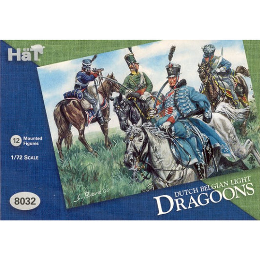1/72 Waterloo Dutch Belgian Light Dragoons (12 Mtd) (HaT)