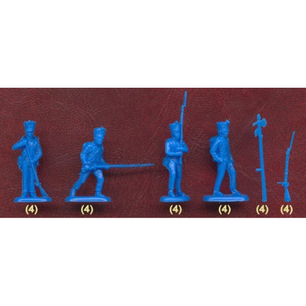 1/72 Napoleonic French Line Fusiliers (48) (HaT)