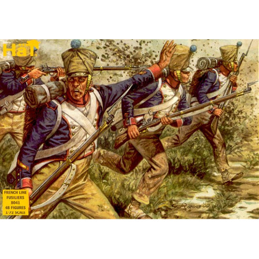 1/72 Napoleonic French Line Fusiliers (48) (HaT)