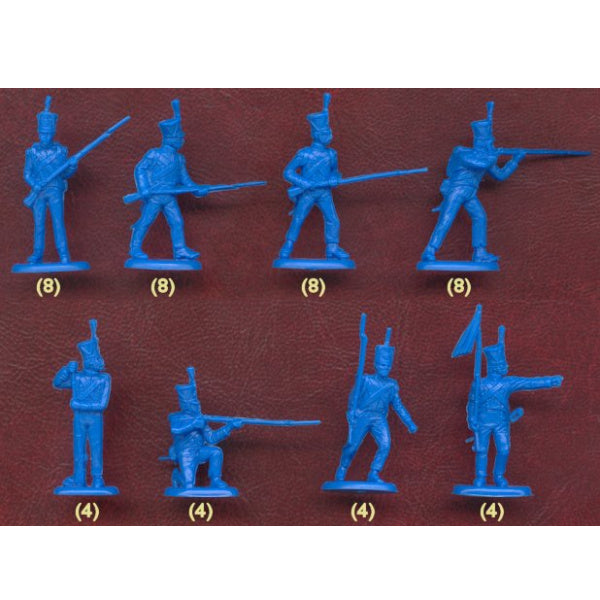 1/72 Napoleonic French Light Infantry (48) (HaT)