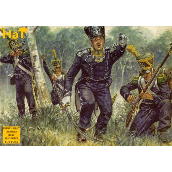 1/72 Napoleonic French Light Infantry (48) (HaT)
