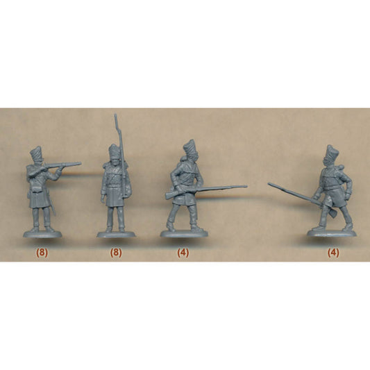 1/72 Waterloo Lutzow Freikorps & Nassau Grenadiers (48) (HaT)