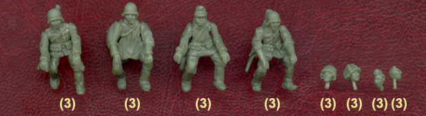 1/72 WWII German Bicyclist Box (HaT)
