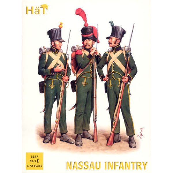 1/72 Waterloo Nassau Infantry (96) (HaT)