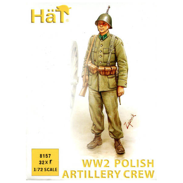 1/72 WWII Polish Artillery Crew Box (HaT)