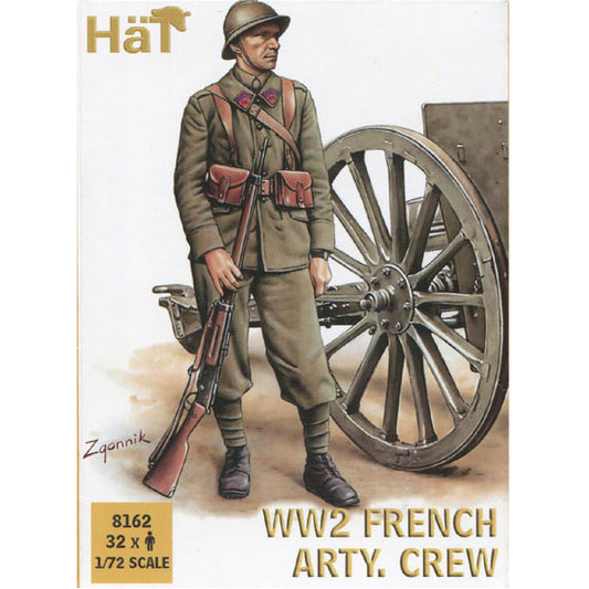 1/72 WWII French Artillery w/ Crew Box (HaT)
