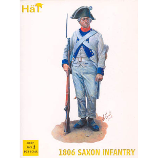 1/72 Napoleonic 1806 Saxon Infantry (96) (HaT)