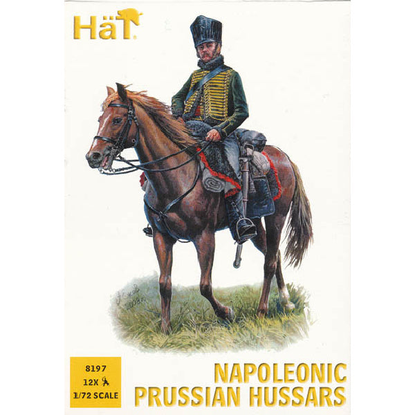 1/72 Napoleonic Prussian Hussars (12 Mtd) (HaT)