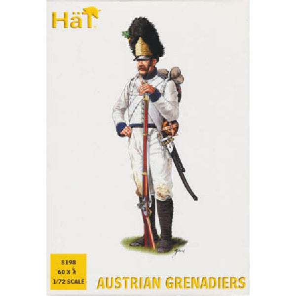 1/72 Napoleonic Austrian Grenadiers (60) (HaT)