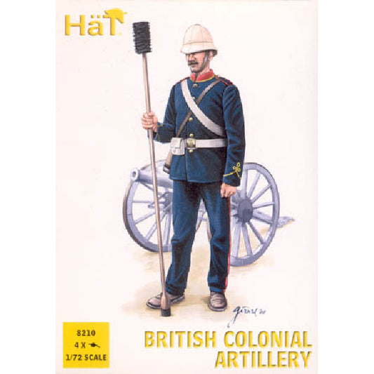 1/72 Colonial Wars British Artillery (24 w/4 Cannons) (HaT)