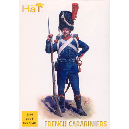1/72 Napoleonic French 1808-1812 French Light Infantry Carabiniers (48) (HaT)