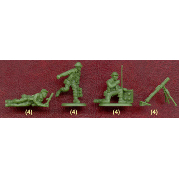 1/72 WWII British Mortar Team Box (HaT)