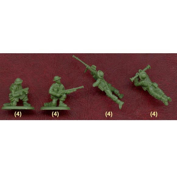 1/72 WWII British Machine Gun Team Box (HaT)