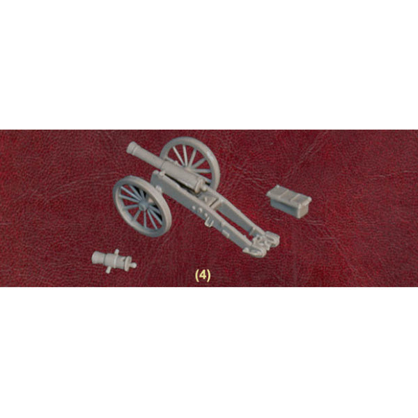 1/72 Napoleonic Swedish Artillery (16 w/4 Cannons) (HaT)
