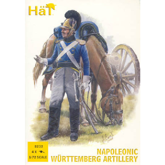 1/72 Napoleonic Wurttemberg Artillery (4 sets) (HaT)