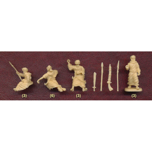 1/72 Colonial Wars Taaishi Camely (15 Figs & 12 Camels) (HaT)