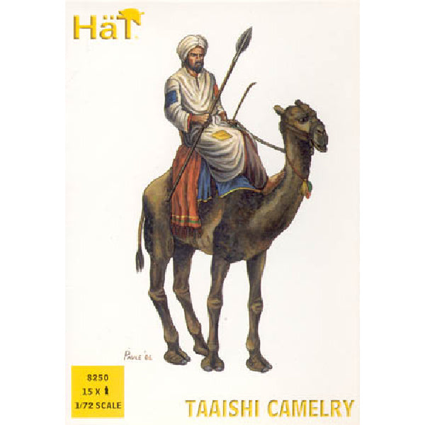 1/72 Colonial Wars Taaishi Camely (15 Figs & 12 Camels) (HaT)