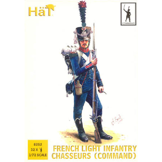 1/72 Napoleonic French Light Infantry Chasseurs Command (32) (HaT)