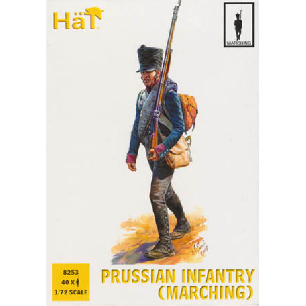 1/72 Napoleonic Prussian Infantry Marching (40) (HaT)