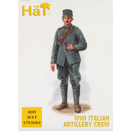 1/72 WWI Italian Artillery Crew Box (HaT)