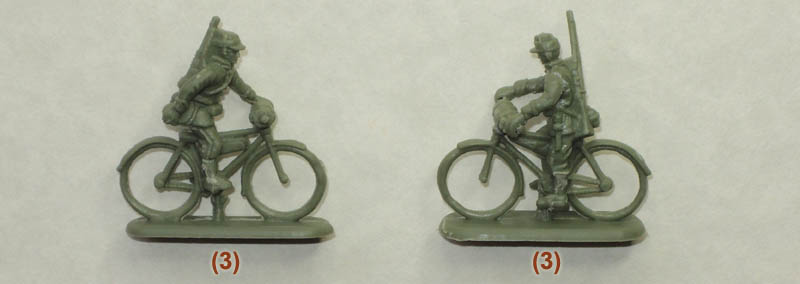 1/72 WWI Belgian Carabinier Bicyclist Box (HaT)