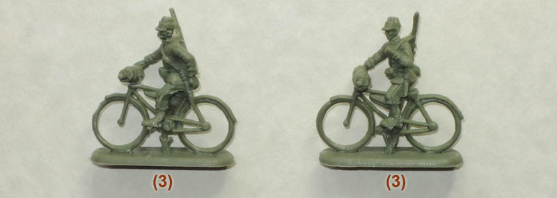 1/72 WWI Belgian Carabinier Bicyclist Box (HaT)