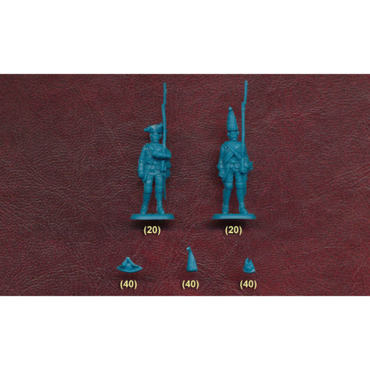 1/72 7-Years War Prussian Infantry Marching (40) (HaT)