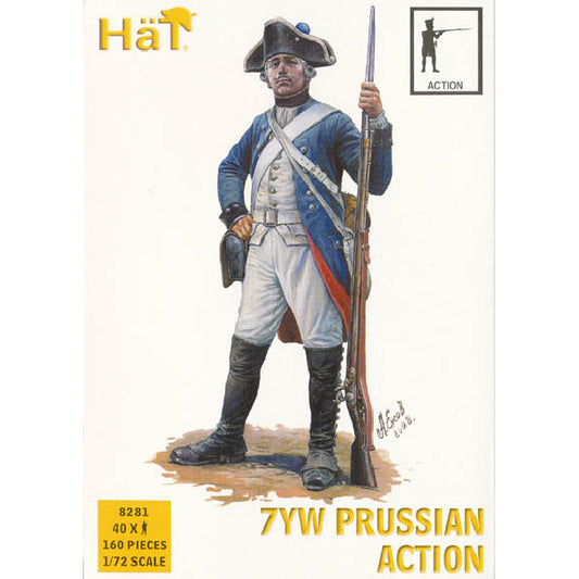 1/72 7 Years War Prussian Infantry Action (40) (HaT)