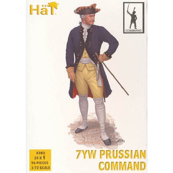 1/72 7 Years War Prussian Infantry Command (24) (HaT)
