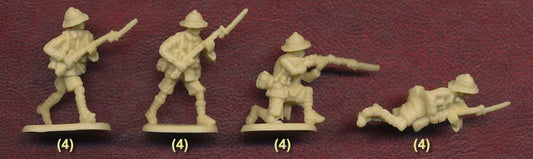 1/72 WWI British Infantry (Khaki Drill) Tropical Box (HaT)