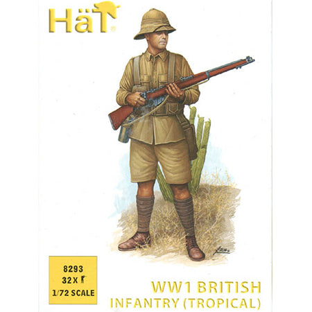 1/72 WWI British Infantry (Khaki Drill) Tropical Box (HaT)