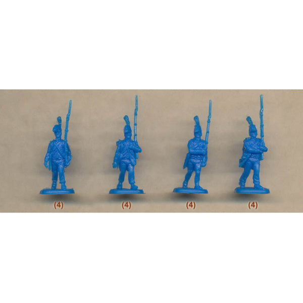 1/72 Napoleonic Early-Mid French Infantry Marching (24) (HaT)