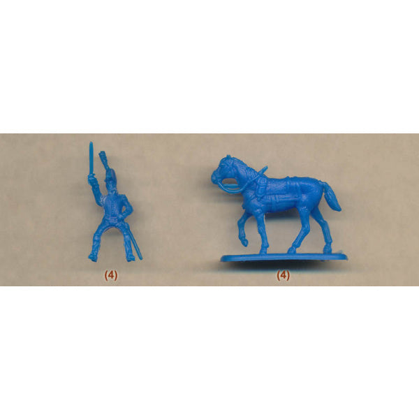 1/72 Napoleonic French Command (24 w/4 Horses) (HaT)