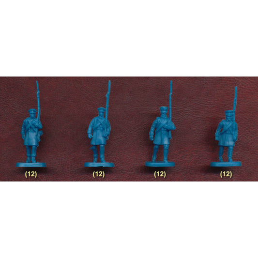 1/72 Prussian Landwehr Marching (56) (HaT)