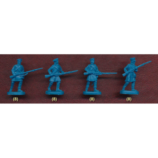 1/72 Prussian Landwehr Action (56) (HaT)
