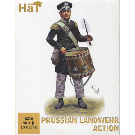 1/72 Prussian Landwehr Action (56) (HaT)