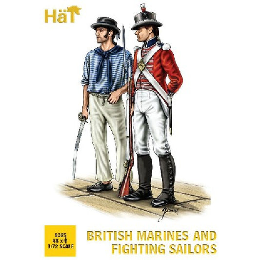 1/72 Napoleonic British Marines & Sailors (48) (HaT)
