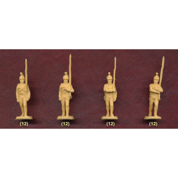 1/72 Napoleonic Austrian Infantry Marching (48) (HaT)