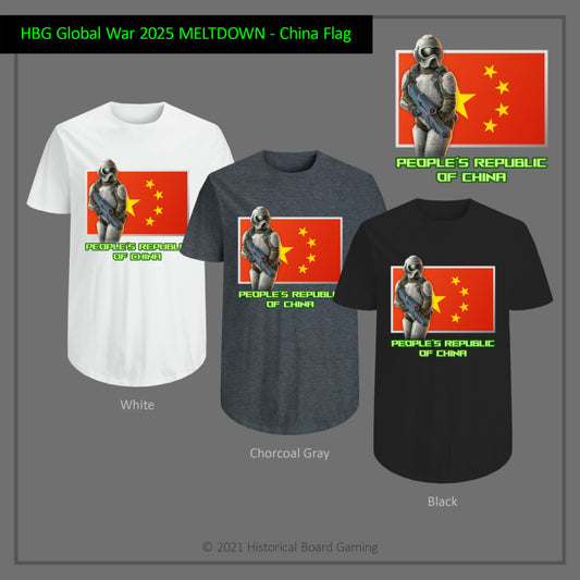 Global War Full China Flag Tee-Shirt