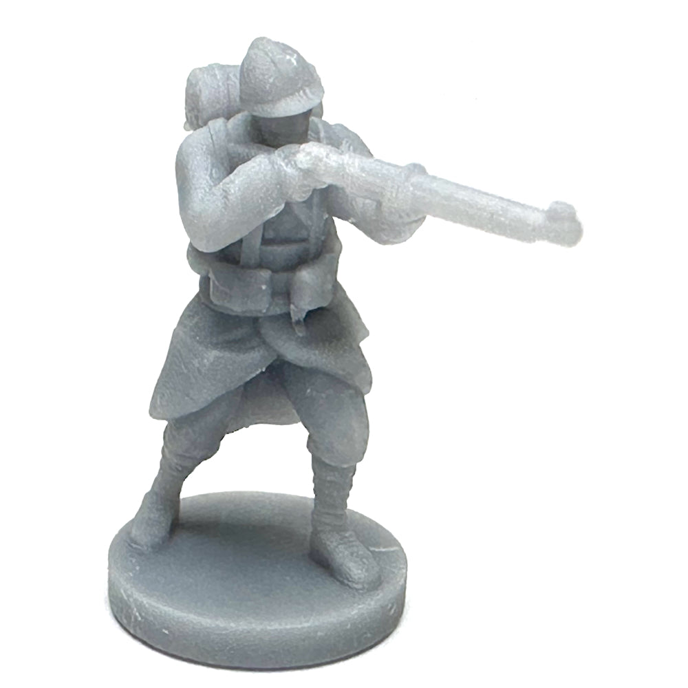 WW1 French Soldier (3D Printed) x5