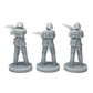 East German Soldier Cold War x 5 (3D Printed)